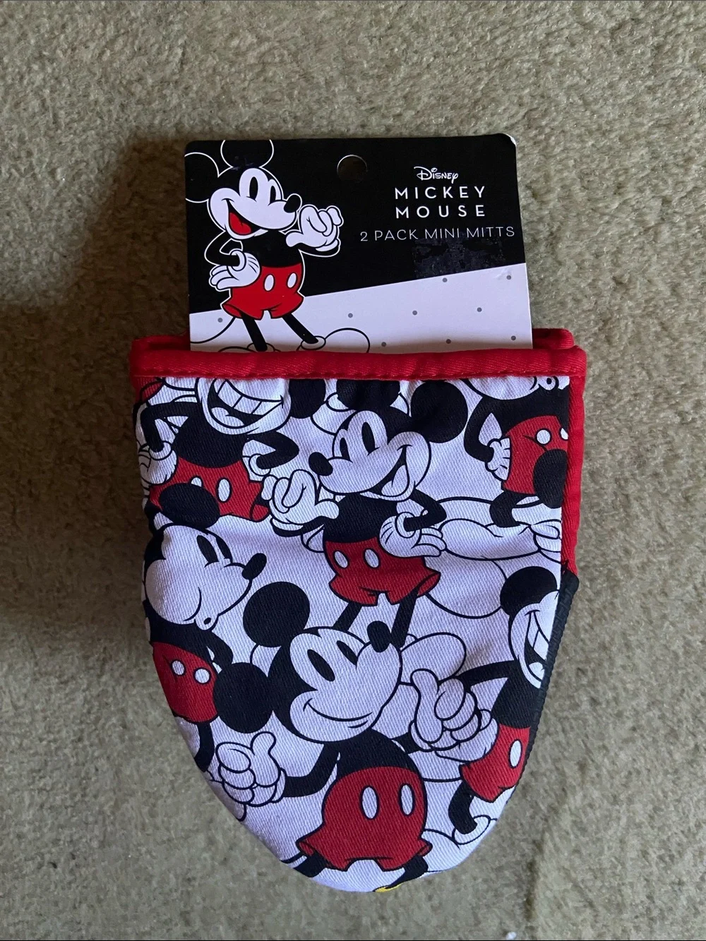Mickey Mouse 2 Pack Oven Mitts